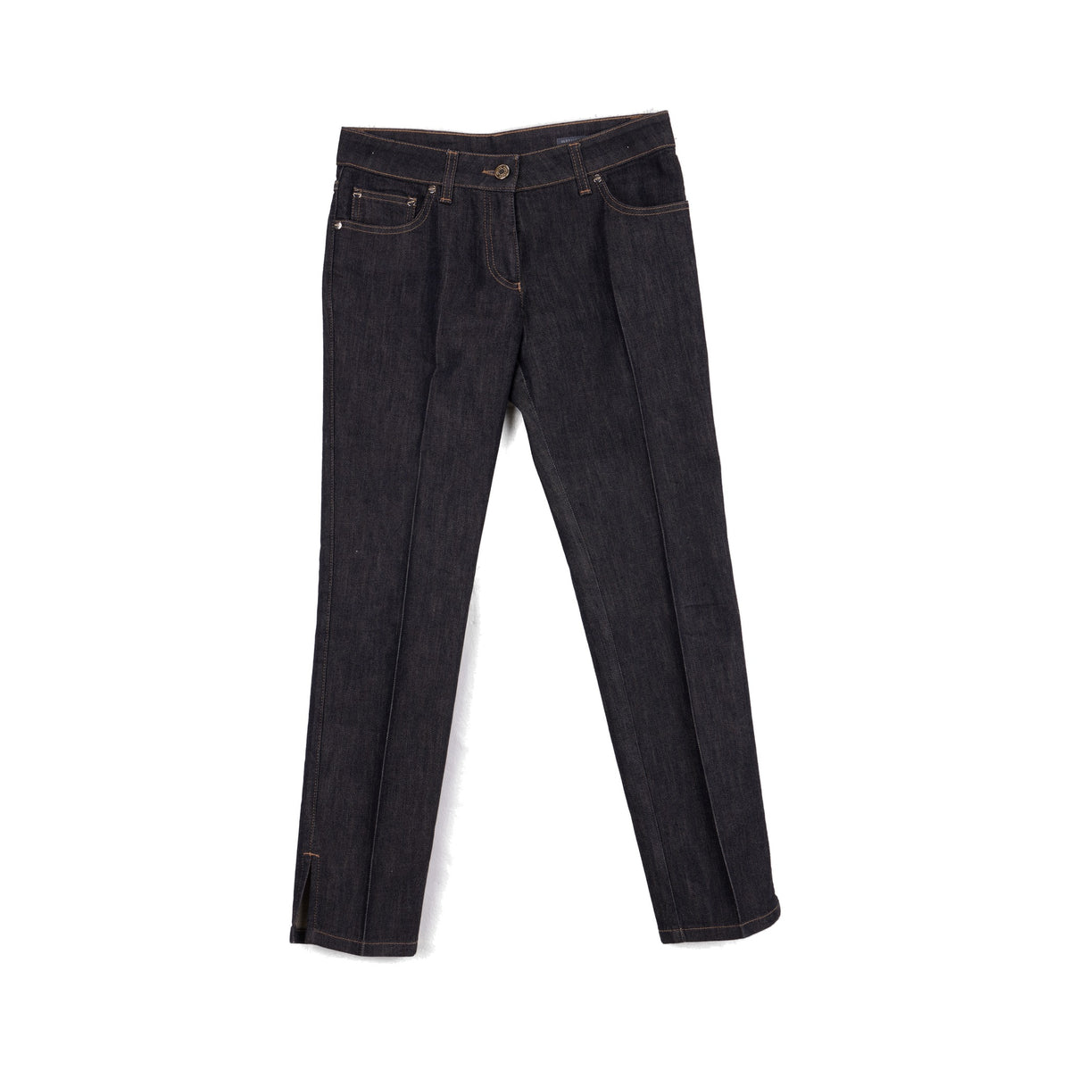 Alexander McQueen düz paça jean — ön