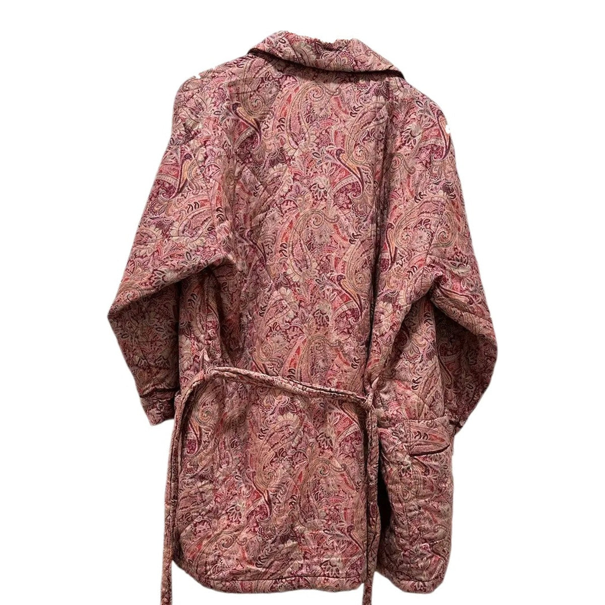 Yves Saint Laurent paisley kapitone ceket arka