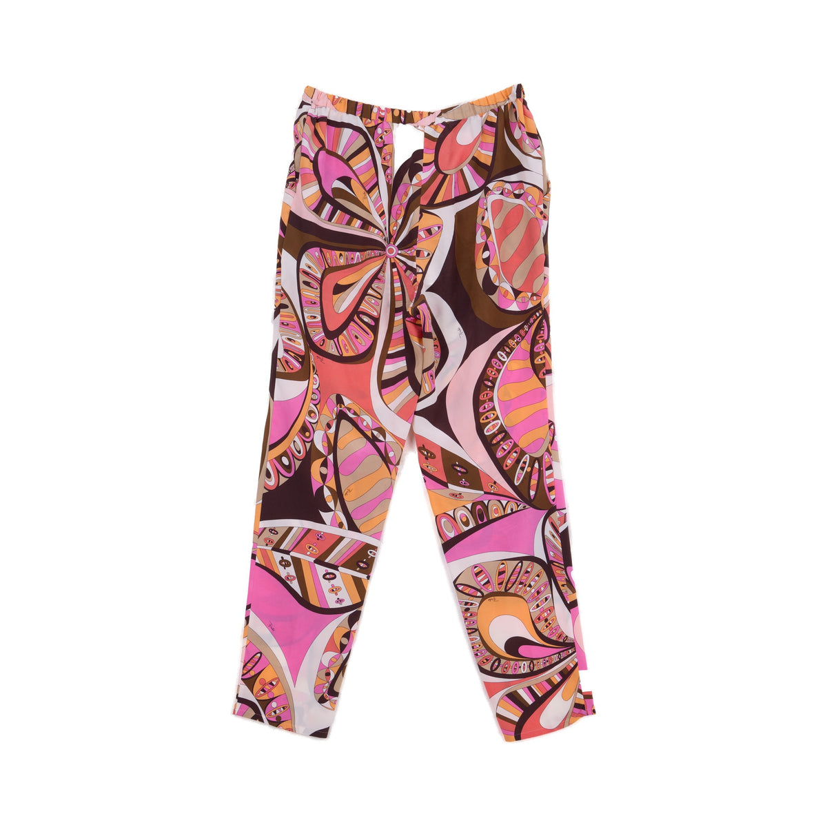 Emilio Pucci ipek pijama pantolon — arka