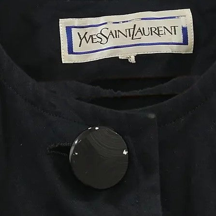Yves Saint Laurent ceket etiket ve düğme