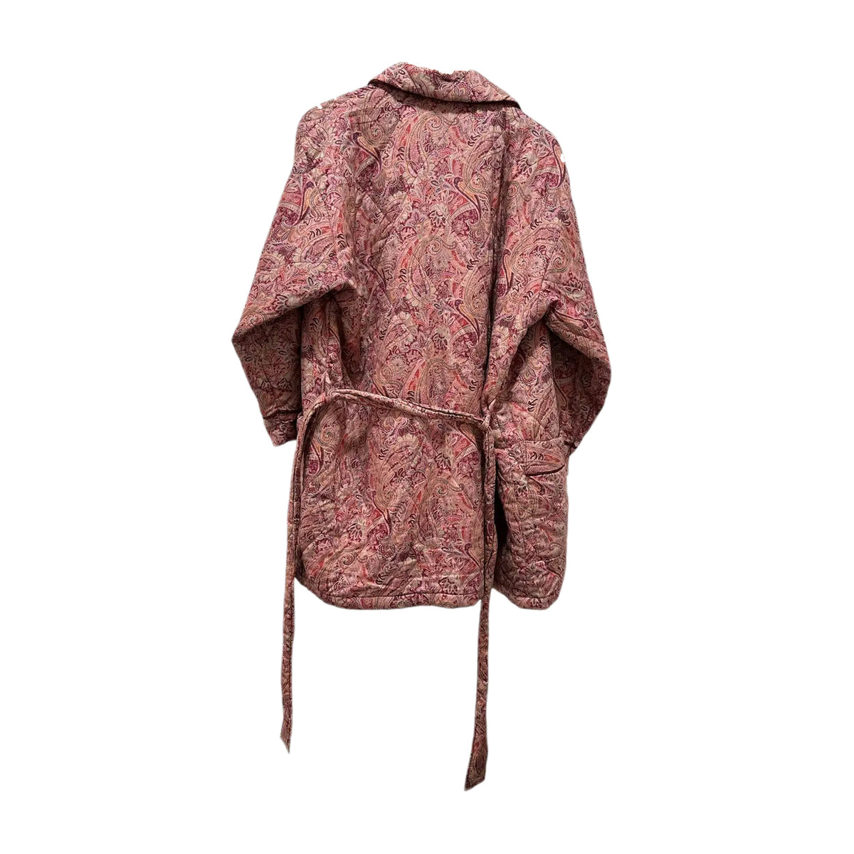 Yves Saint Laurent paisley kapitone ceket arka